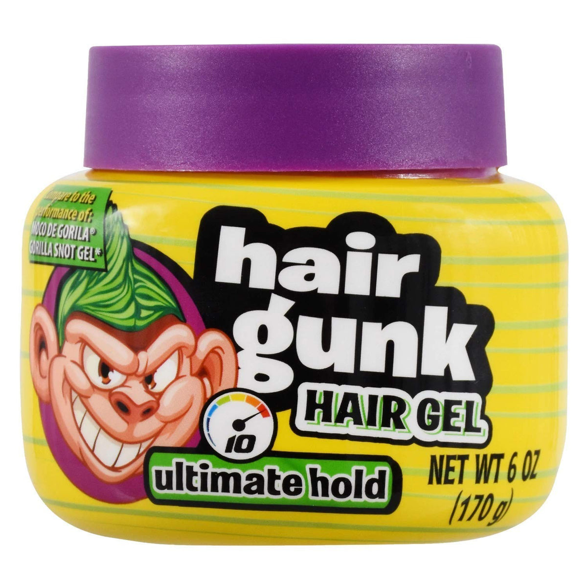 Extra-Strong Hold Hair Gel 6 oz for All Hair Types - Professional Styling