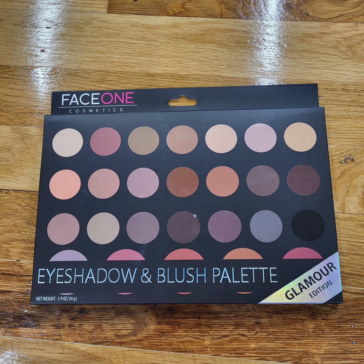 Face One 21 Eyeshadows and 5 Blush Palette Glamour Earth Tones