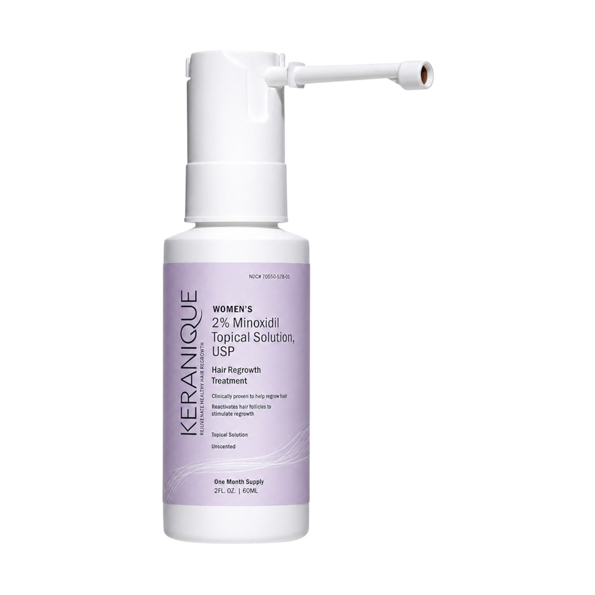 2% Minoxidil Hair Regrowth Treatment Spray 2 Oz