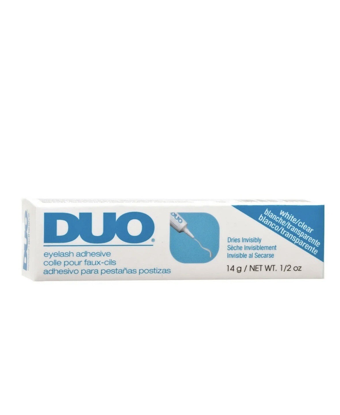 Strip Eyelash Adhesive - Clear White 0.5 oz / 14g for False Eyelashes