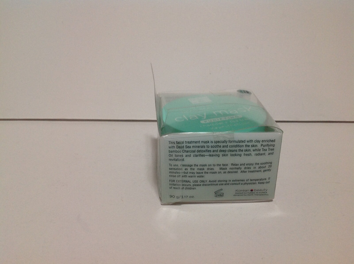 Dead Sea Mineral Clay Mask - Charcoal & Tea Tree