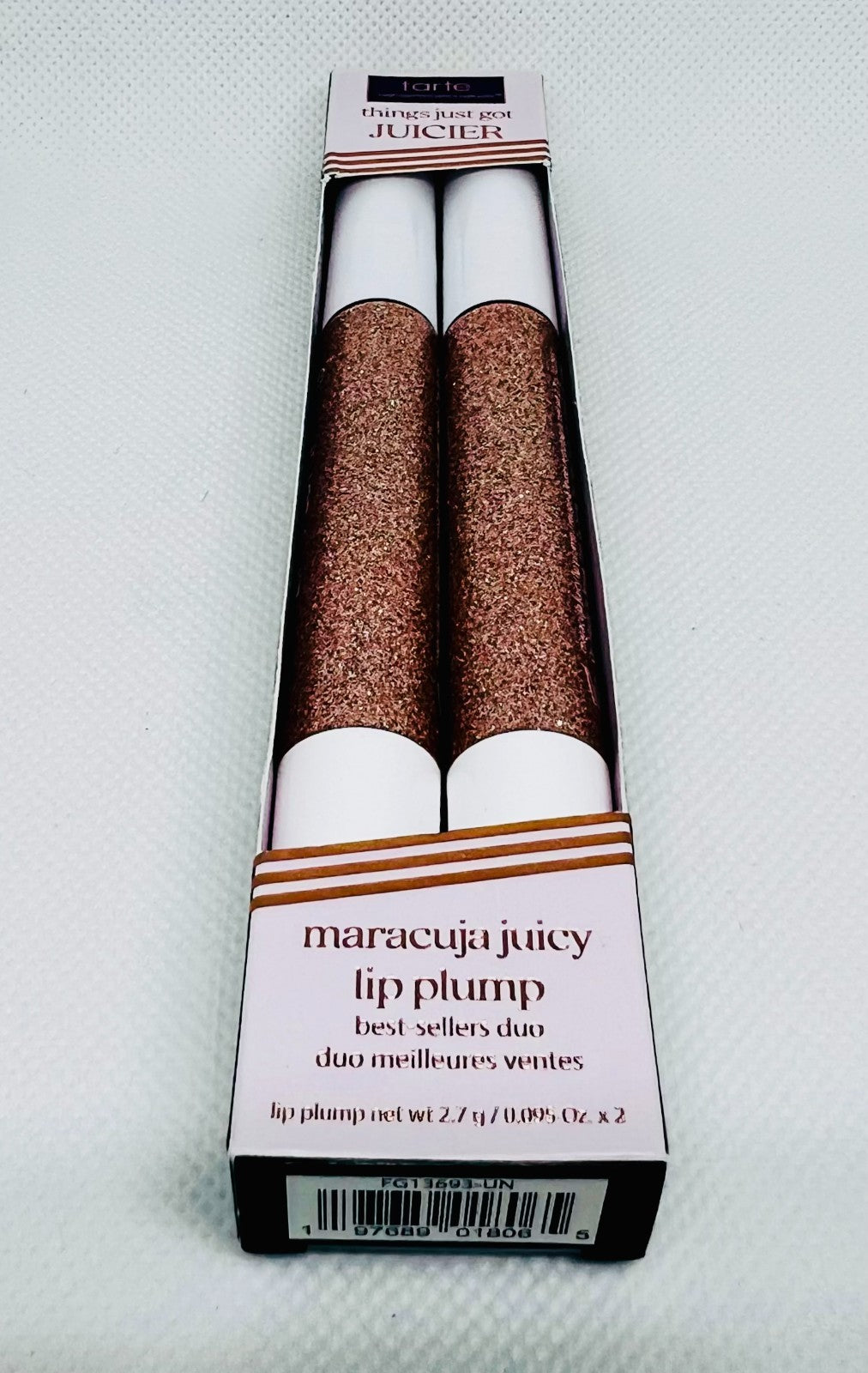 Lip Gloss Duo with Shimmer Finish - Dahlia & Rosy Copper - Full Size