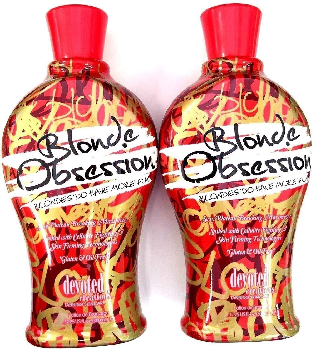 Devoted Creations Blonde Obsession Indoor Tanning Lotion Bronzer - Lot of 2