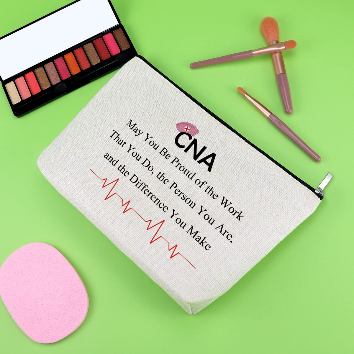 Nursing Assistant Makeup Bag - CNA Appreciation Gift for Women