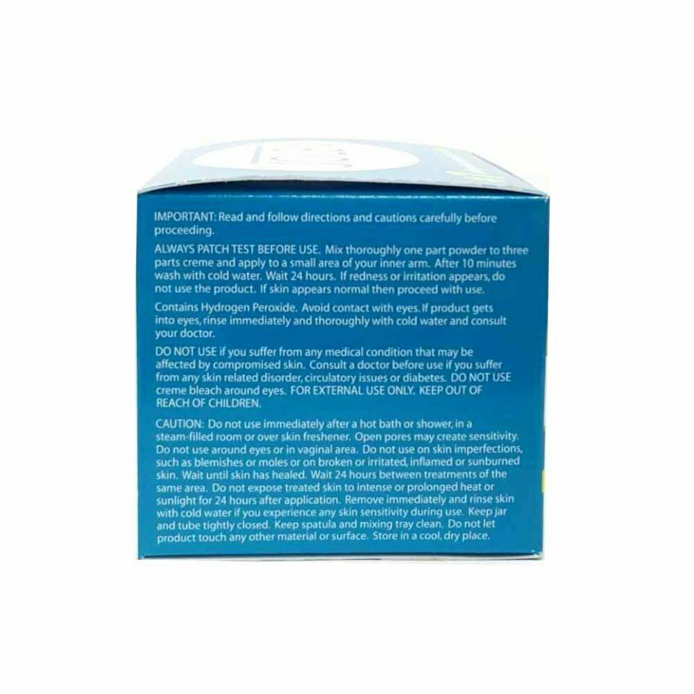 Hair Lightening Cream for Dark Hair - Gentle Facial & Body Bleach 4oz