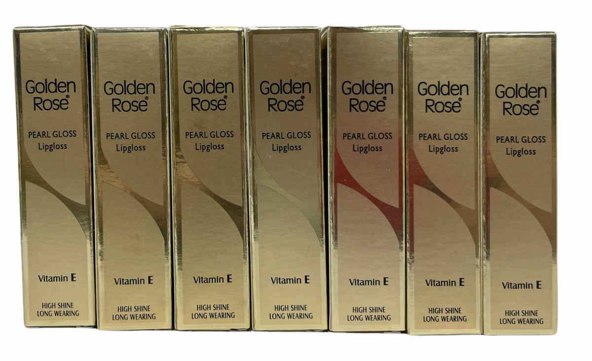 Pearl Gloss Lipgloss with Vitamin E – 8mL, Lot of 2 You Pick! (Golden Rose)