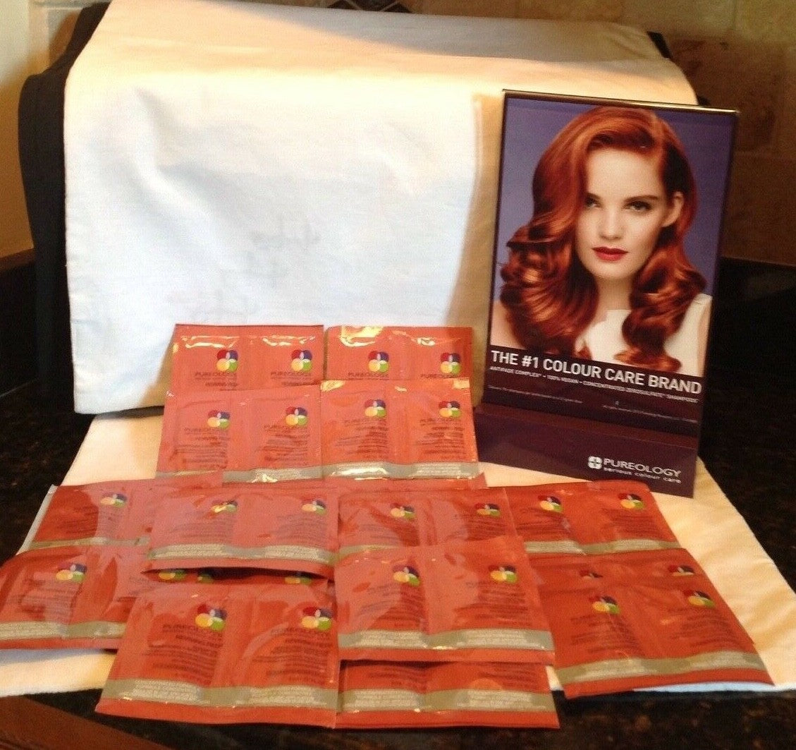 Reviving Red Shampoo & Conditioner Sample Pack - 18 Pcs