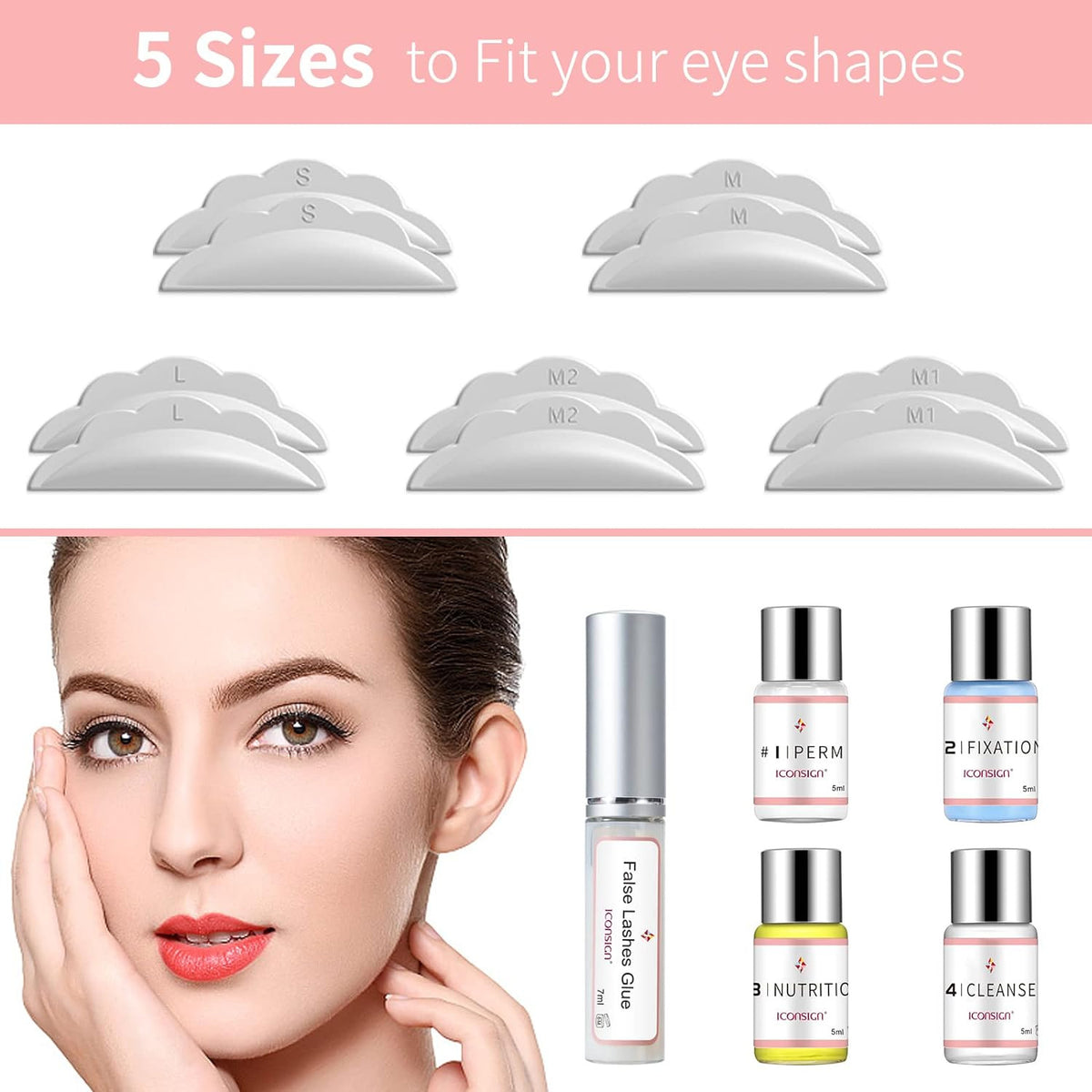 Lash Lift Kit – Eyelash Perming Kit for Long-Lasting Curled Lashes 6-8 Weeks