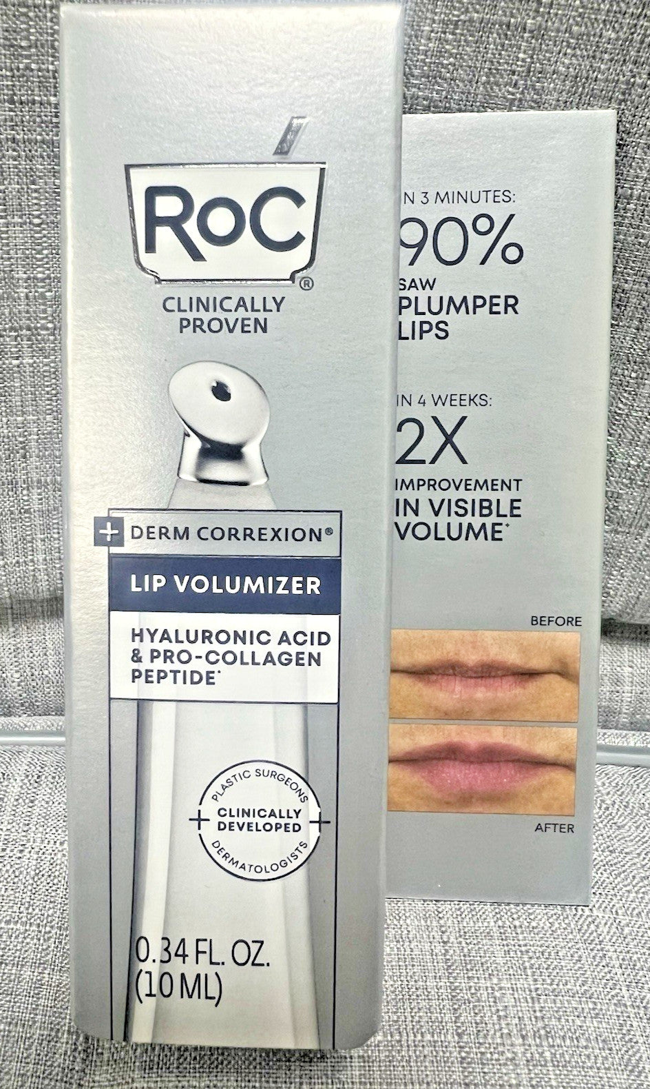 Lip Plumper with Peptides Hyaluronic Acid & Vitamin E - Lip Volumizer