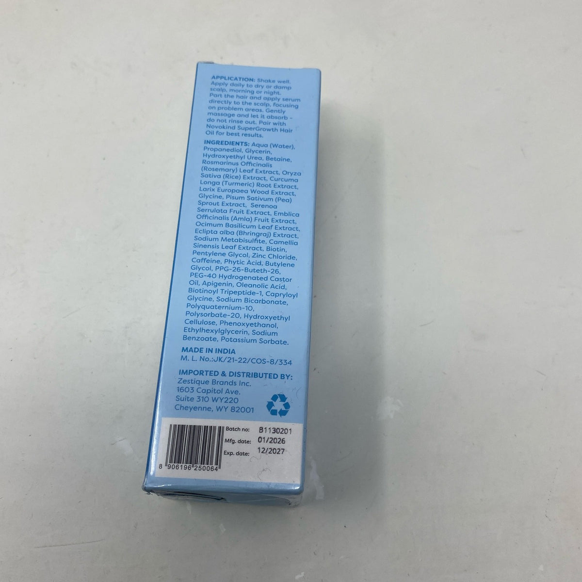 Hair Growth Serum with Caffeine & Peptides 2 fl oz
