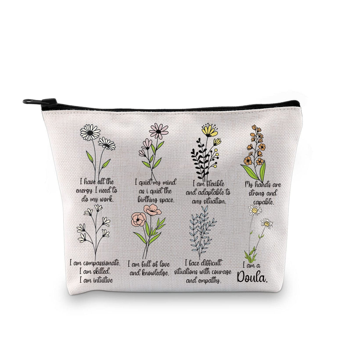 Birth Worker Affirmation Zipper Pouch - Doula Appreciation Gift