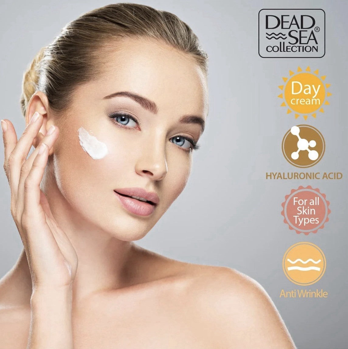 Dead Sea Collection Hyaluronic Acid Anti-Aging Day & Night Cream Set - 1.69 oz Each
