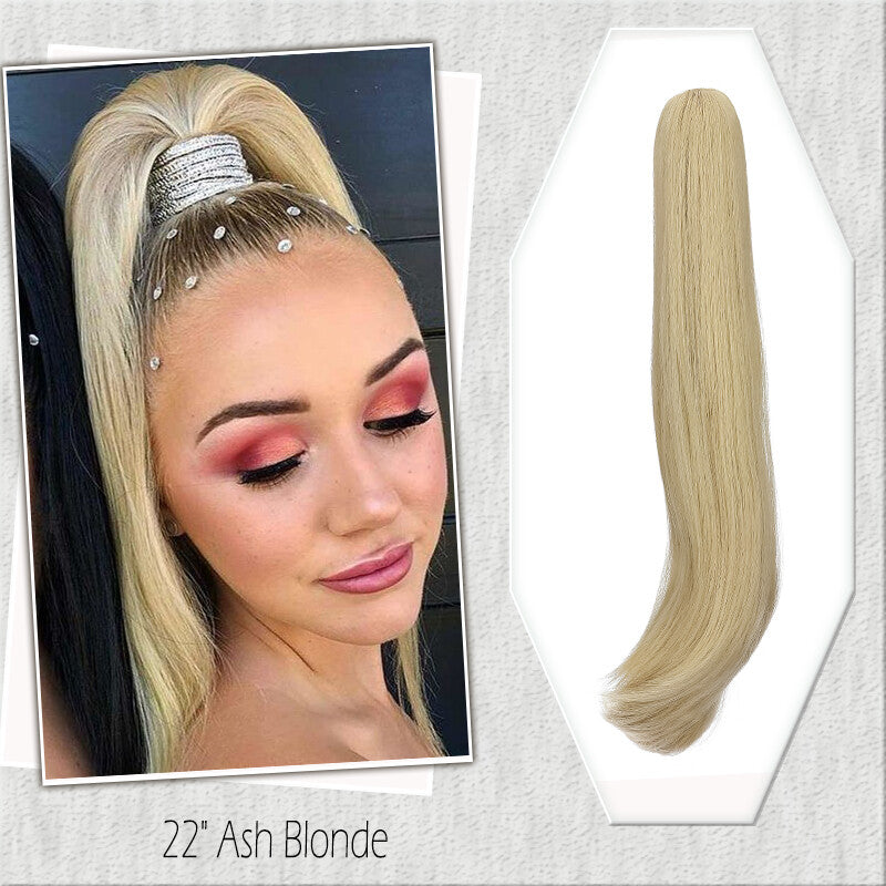 Fake Ponytail Clip-In Hair Extension Thick Natural Look 14 Inches