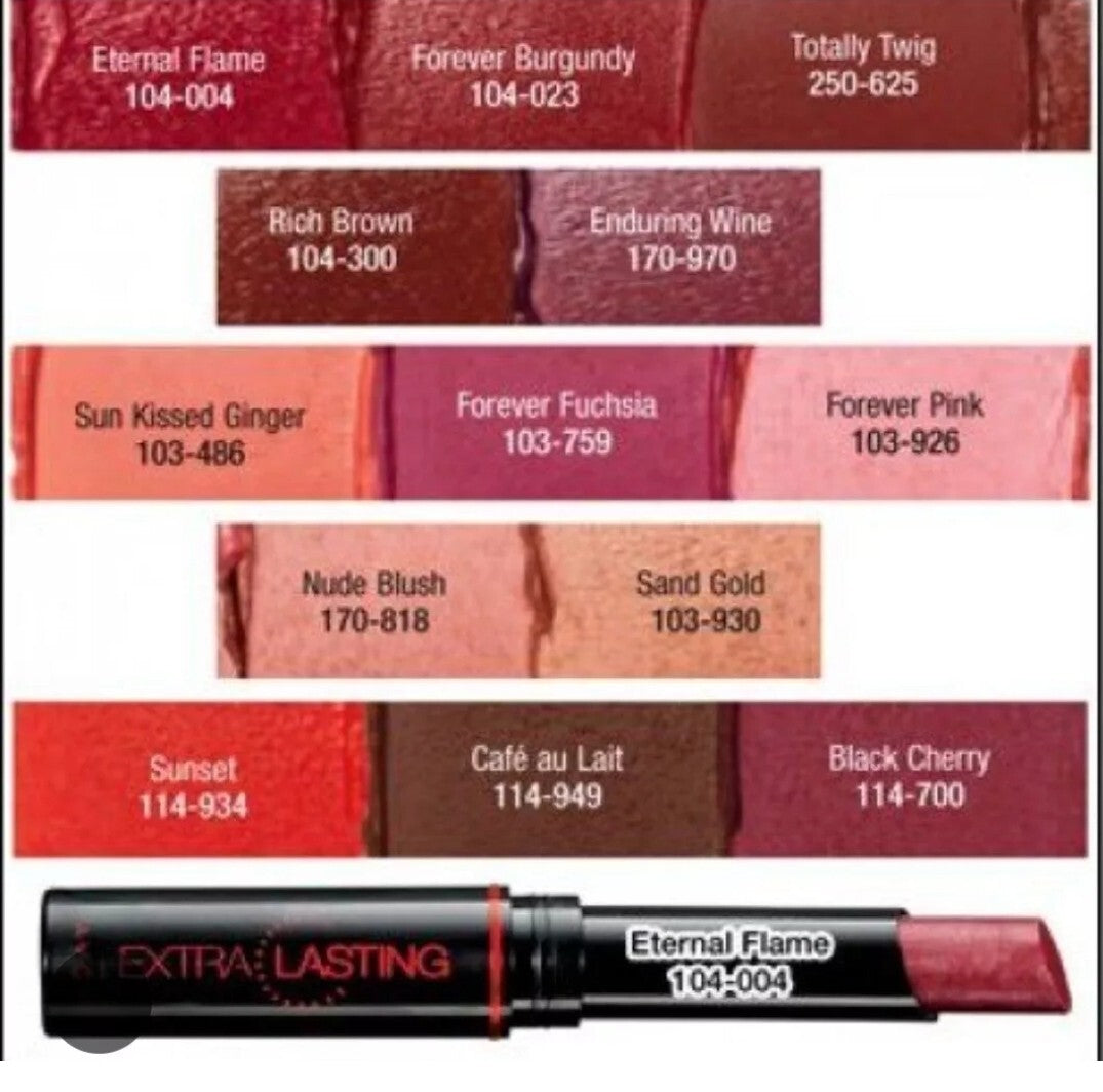 Long Lasting Fuchsia Lipstick - Avon Extra Lasting Lip Color