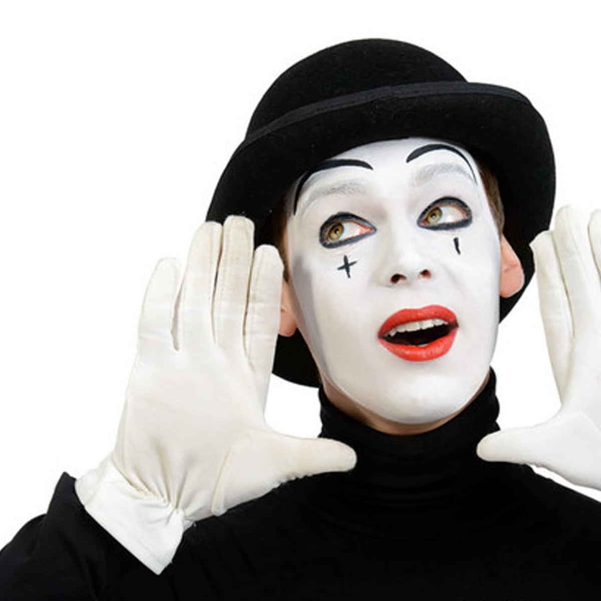 White Face Body Paint Stick - 1.06 Oz Waterproof Clown Makeup for Face & Body