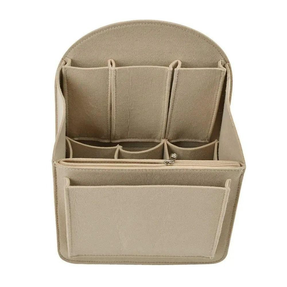 Portable Makeup Organizer Insert for Travel Backpack & Bags - Divider & Storage
