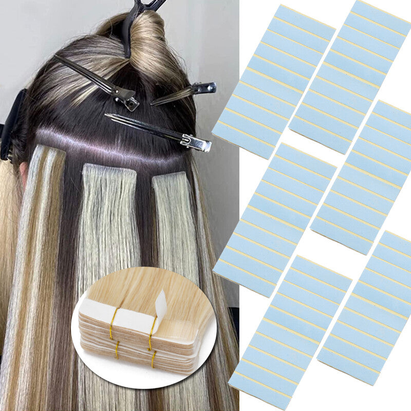 Hair Extension Double-Sided Adhesive Tape for Tape-in Hair Extensions - Waterproof & Long-lasting