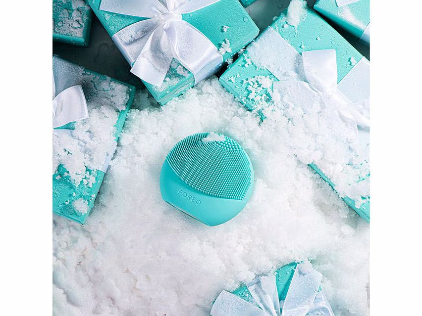 Facial Cleansing Brush - T Sonic Silicone Face Cleansing Device - Minty Cool