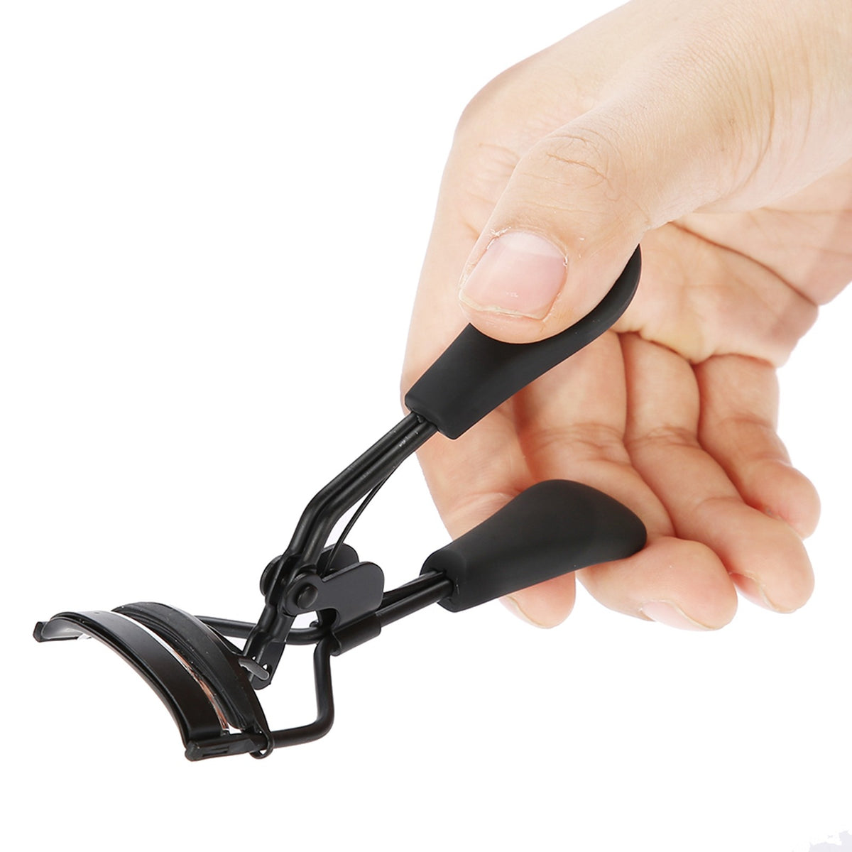 Professional Stainless Steel Eyelash Curler with Silicone Pad - Eye Makeup Tool