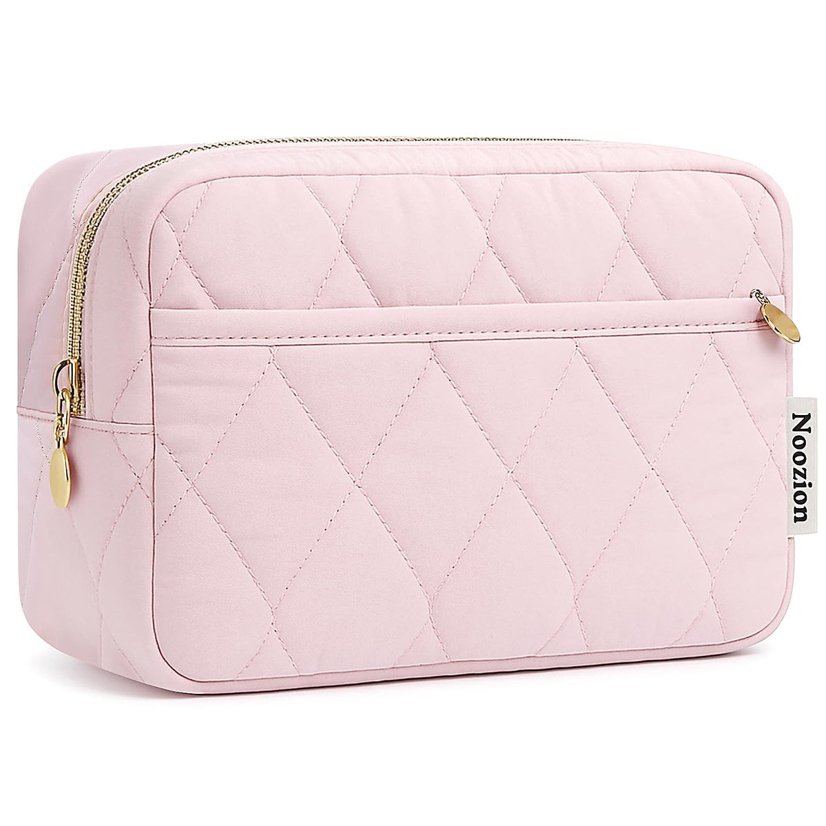 Travel Toiletry Bag with Padded Compartments - Pink, 8.6x3.5x5.8 Inches