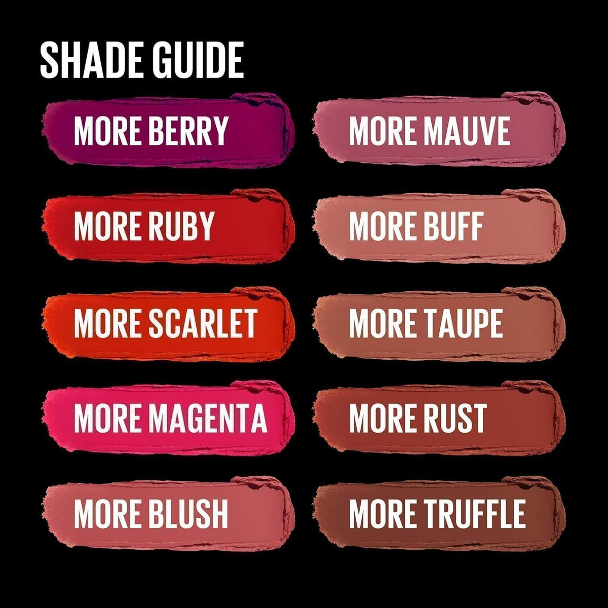 Maybelline Ultimatte Matte Lipstick - Rust Red, Long-Lasting Lip Color