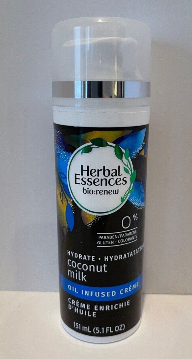 Herbal Essences Coconut Milk Oil Infused Hair Creme 5.1 oz - New