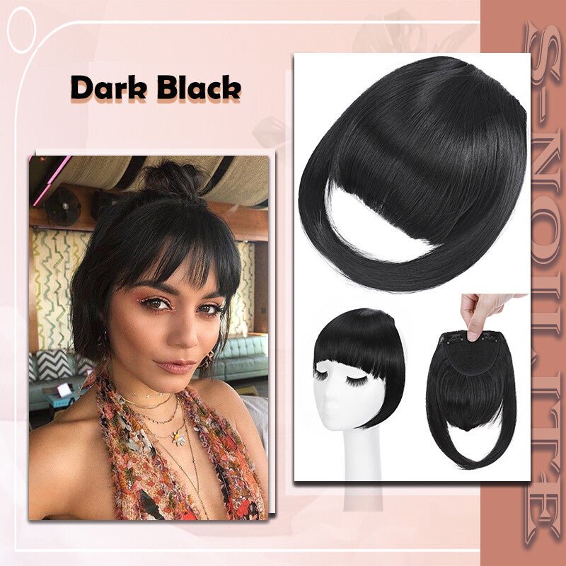 French Style Clip-In Bangs Hair Extensions - 11 Inches Natural Look