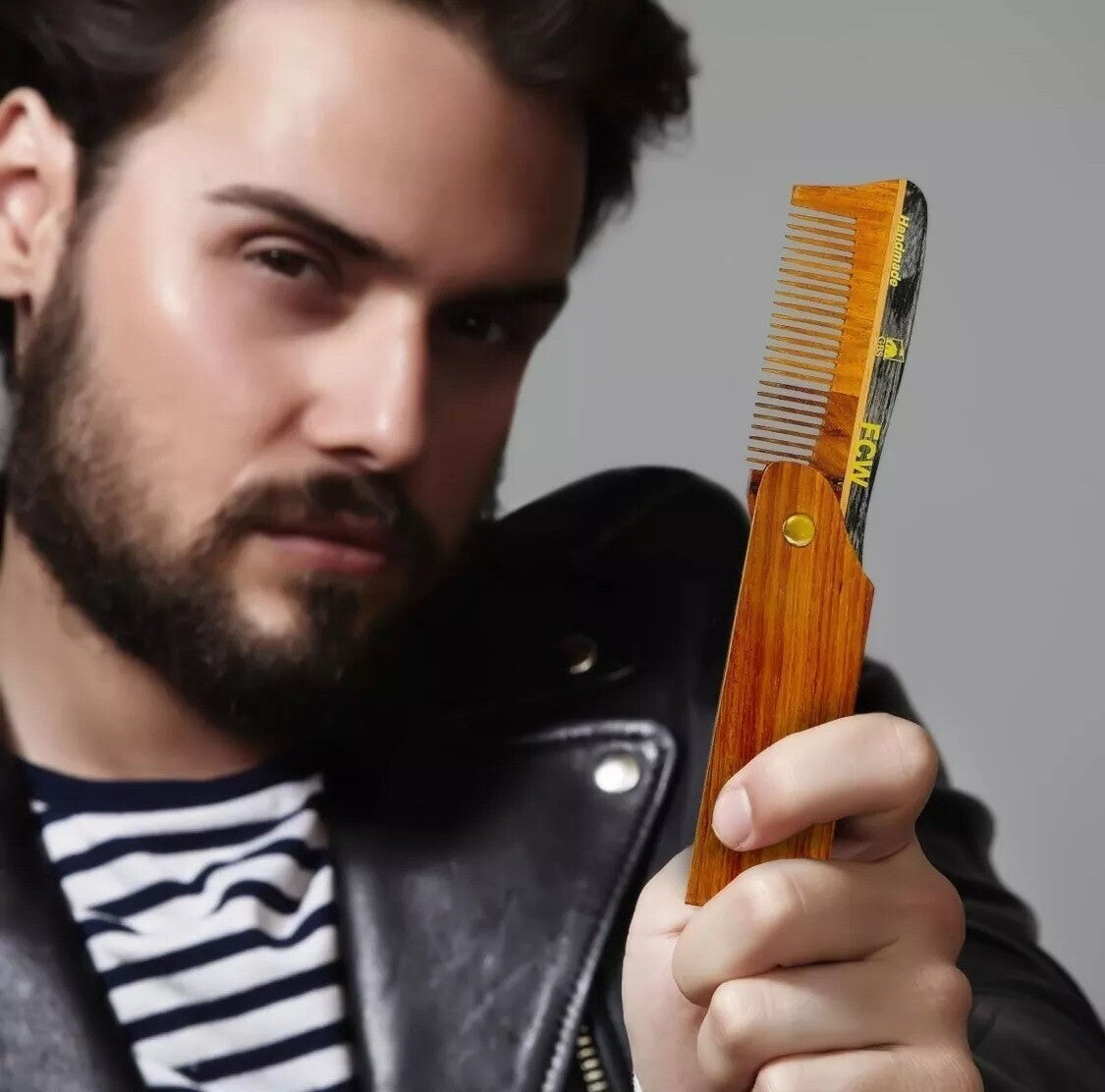 Mustache Wax & Comb Kit - Strong Hold Beard Styling Set