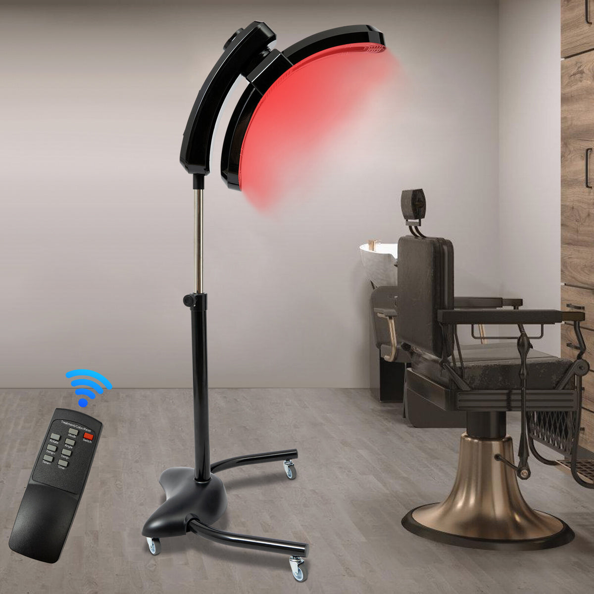 Vertical Cold Standing Hair Dryer 950W Adjustable Salon Hair Styling Machine