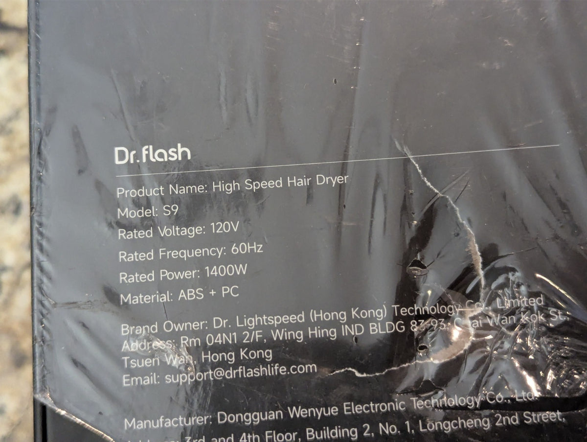 High Speed Hair Dryer 1400W for Salon & Home Use - Dr. Flash S9