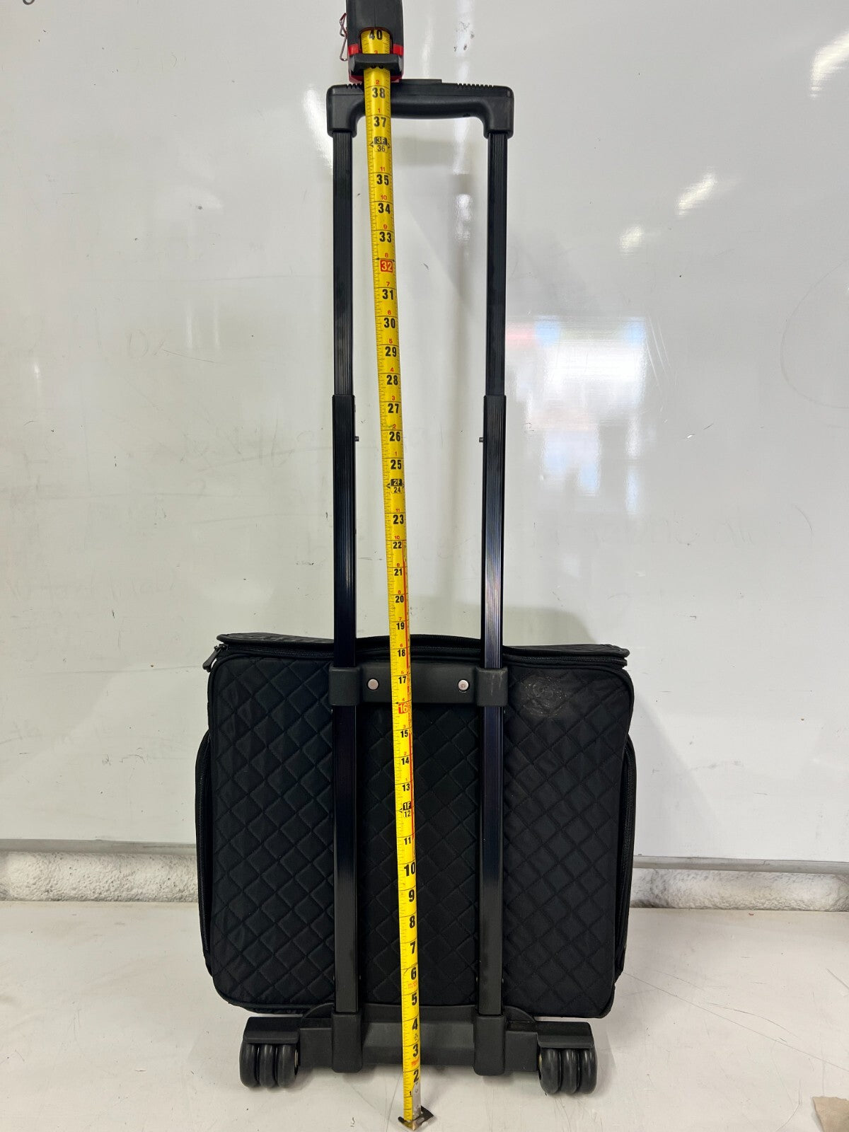 Rolling Makeup Train Case with Wheels & Large Capacity - Portable Cosmetic Organizer