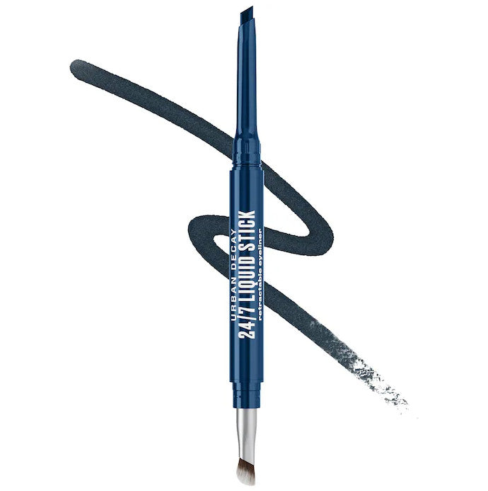 Waterproof Liquid Retractable Eyeliner with Brush - 6 Shades for Precise, Long-Lasting Makeup
