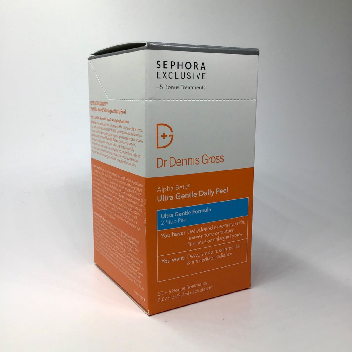 Daily Peel - Alpha Beta Ultra Gentle Exfoliating Treatment for Skin - 35 Treatments