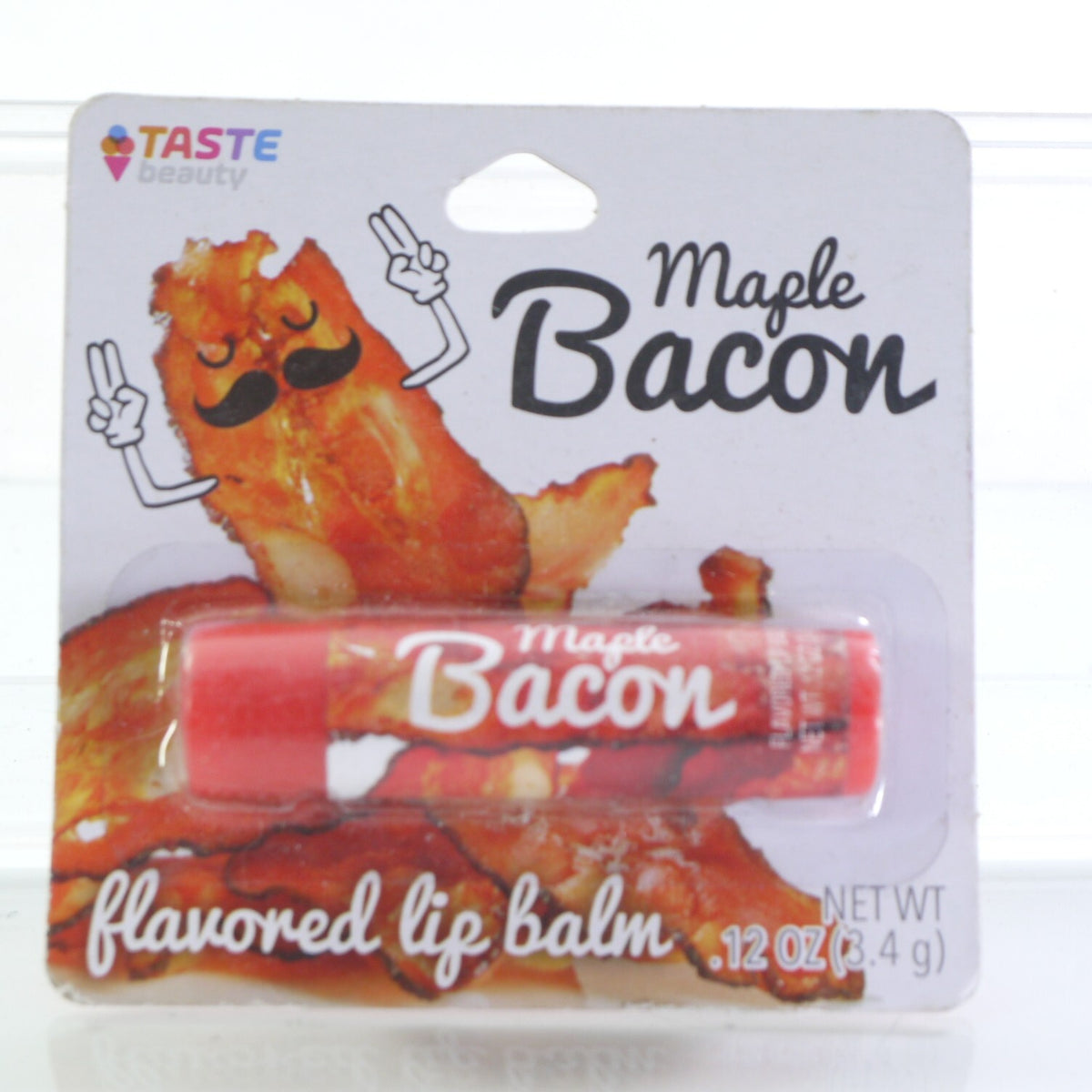 Flavored Lip Balm Set - Pizza, Mac & Cheese, Bacon, Surprise Flavors - 4 Pack