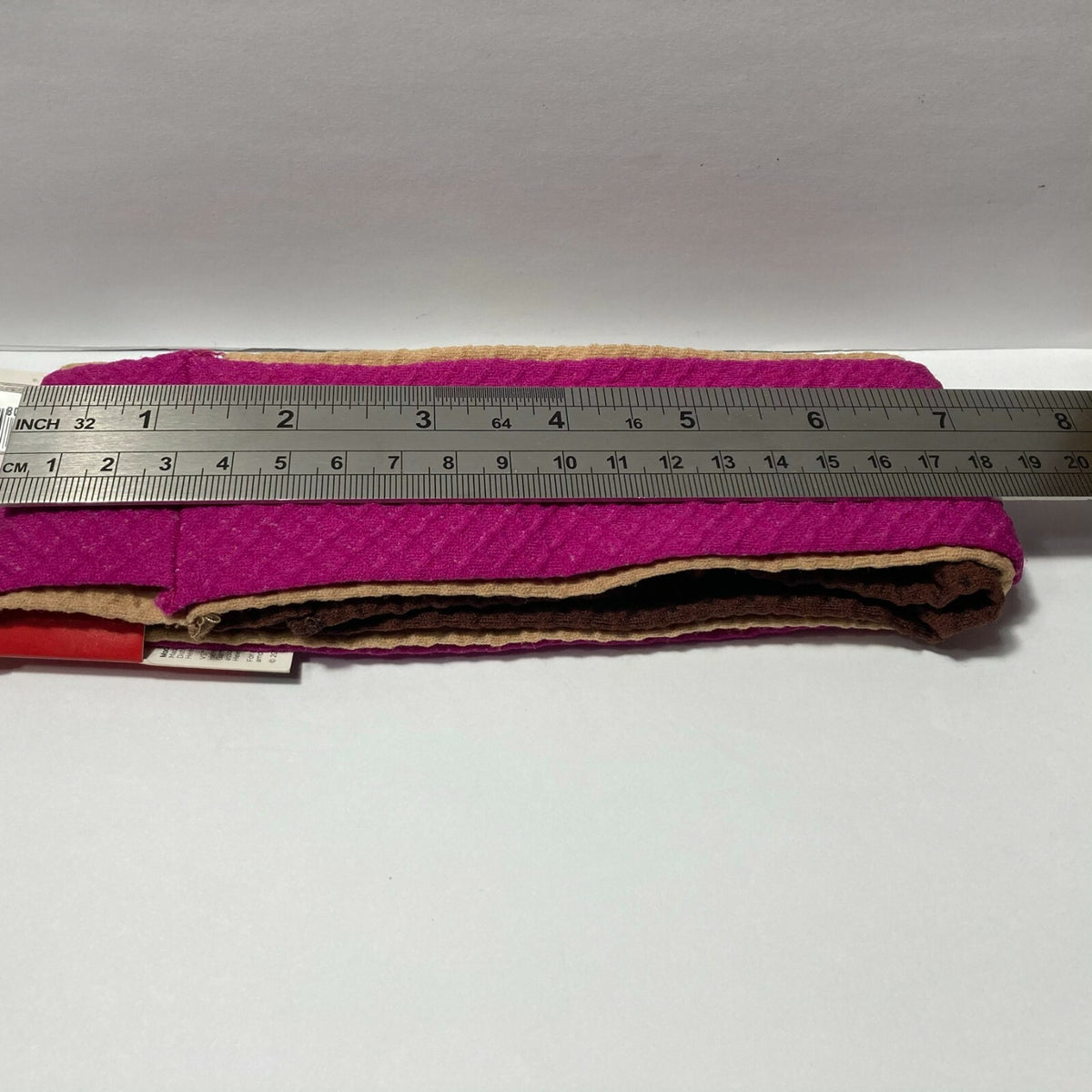 Vidal Sassoon Thermal Knit Headwrap Head Band (3) Packs of 3 Pink