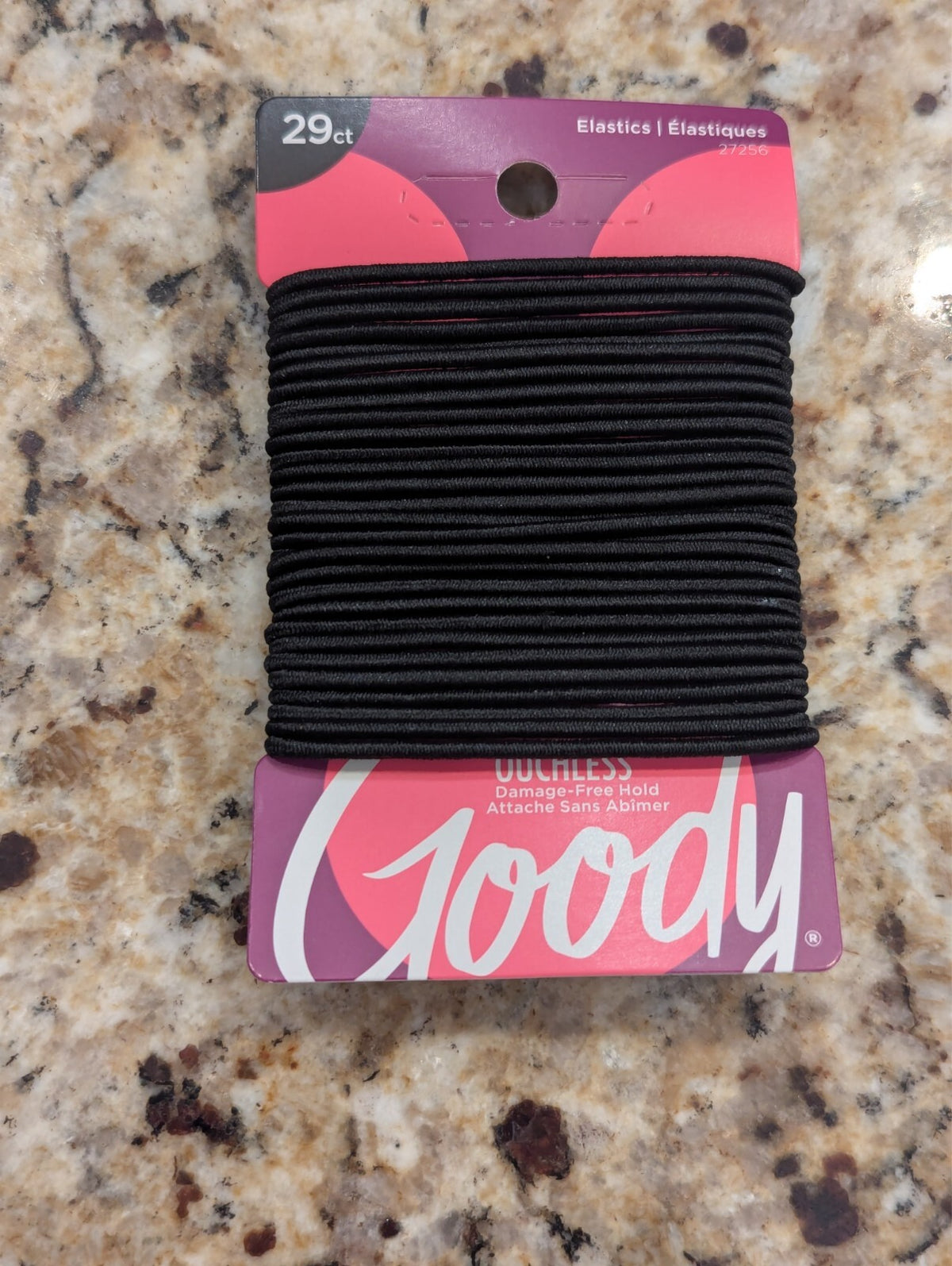 Goody Ouchless Elastic Hair Tie Black 29 count