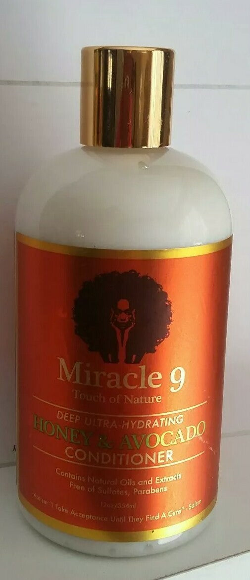 Deep Hydrating Honey & Avocado Conditioner - 12 oz for Nourished Hair