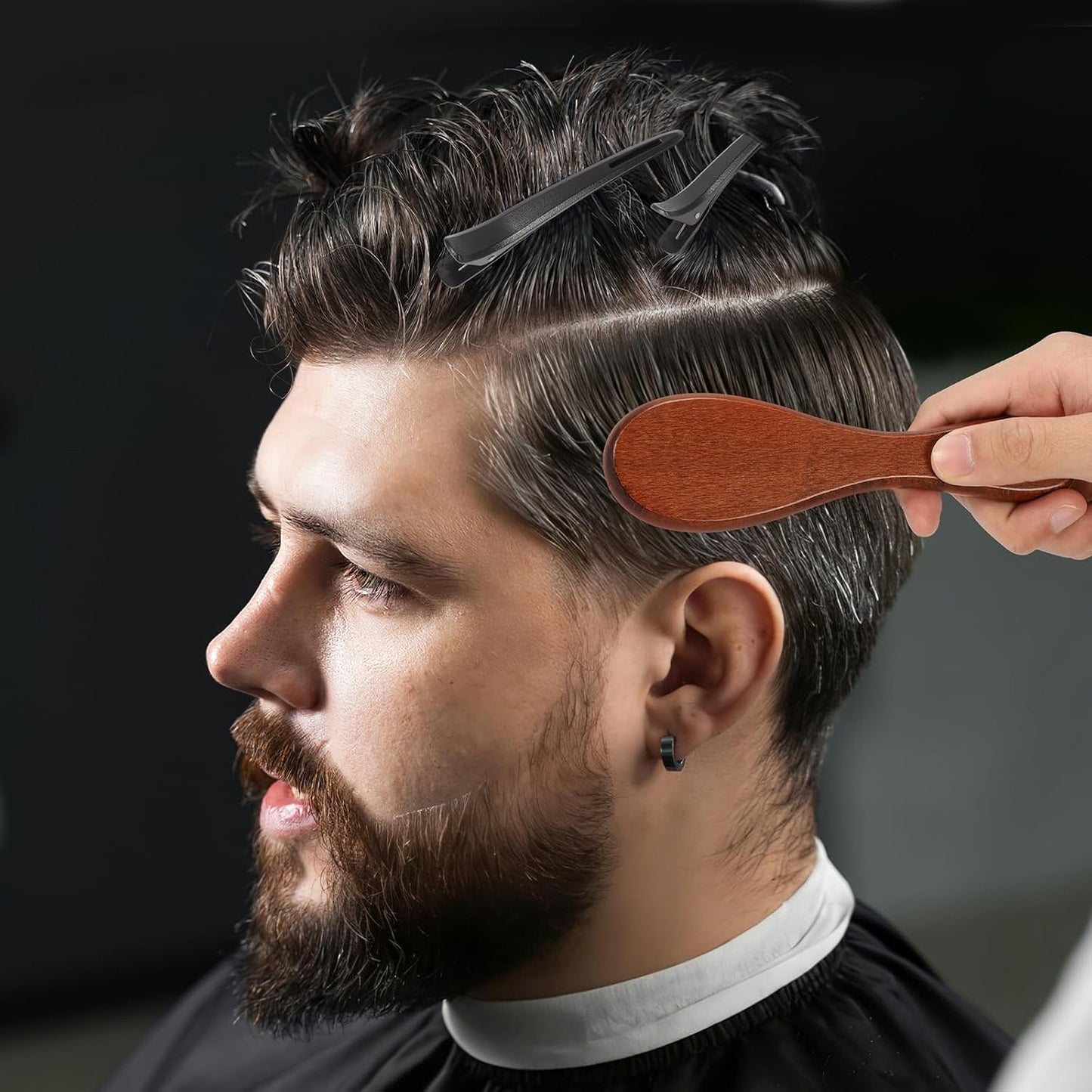 4-in-1 Barber Neck Duster Brush Set Professional Hair Styling & Cleaning Tools