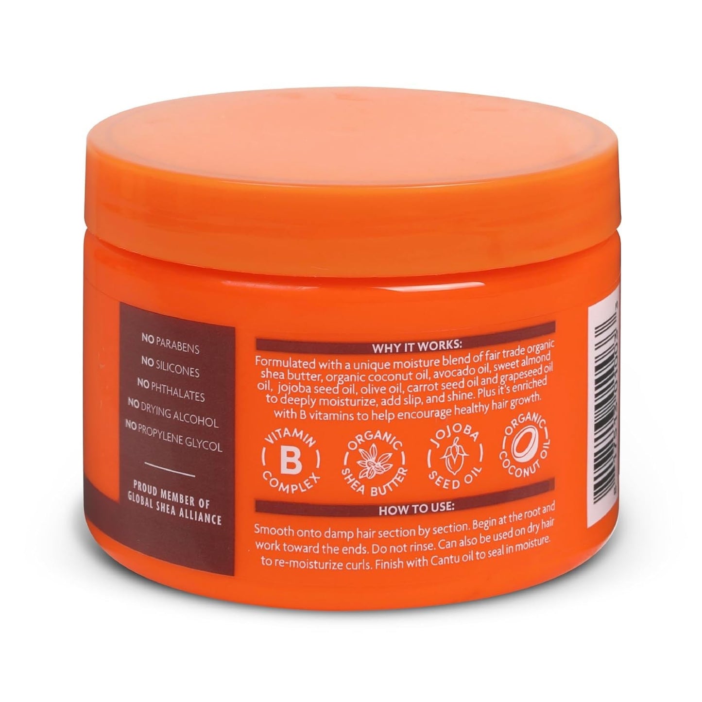 Curling Cream for Natural Hair - Moisturizing Coconut & Shea Butter 12oz