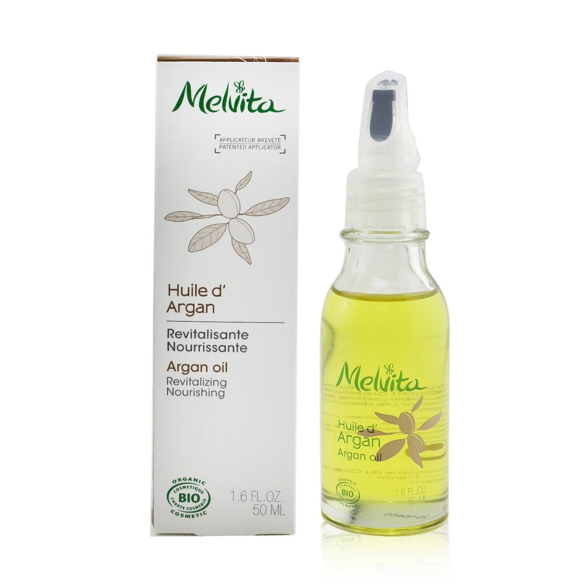 Argan Oil for Skin Hair Nails 50ml Nourishing Moisturizer - Cold-Pressed