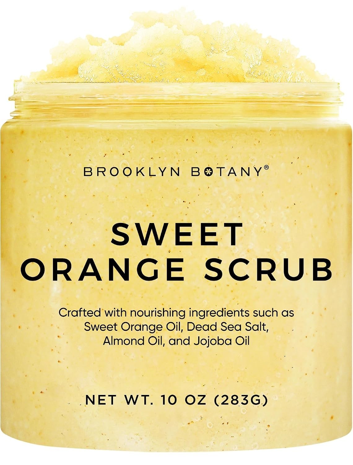 10 oz Sweet Orange Body Scrub for Soft Skin - Fights Fine Lines &
