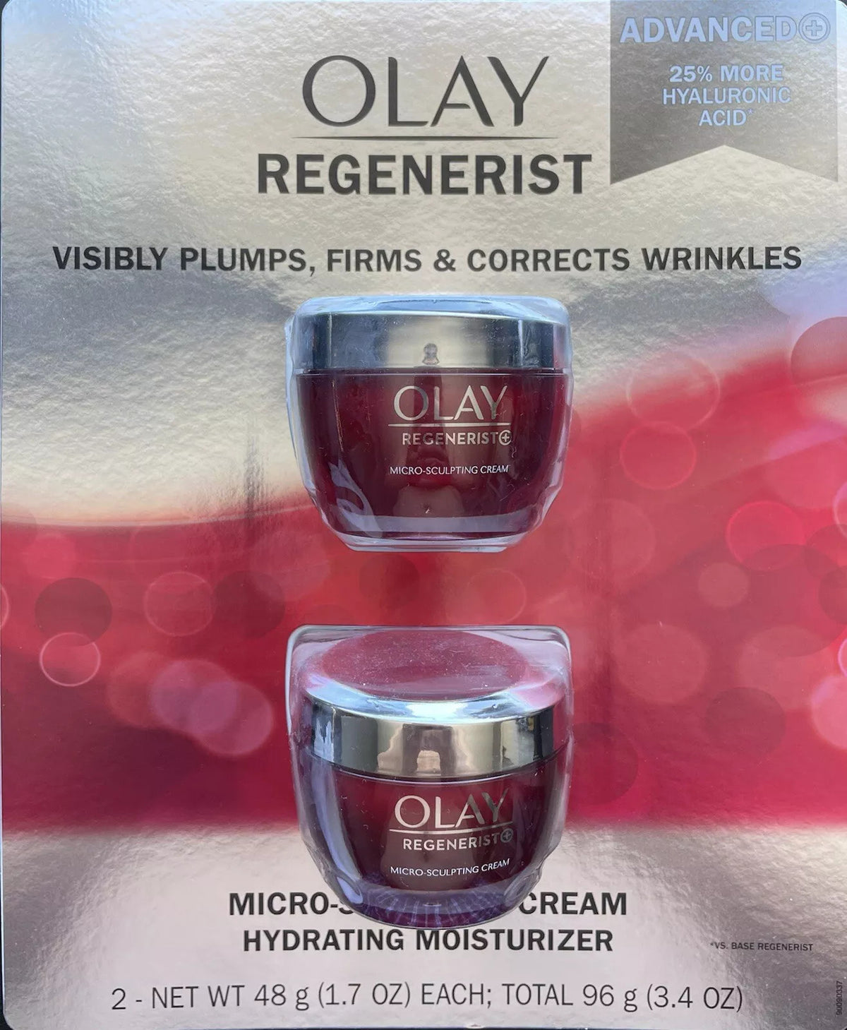 Olay Regenerist Micro-Sculpting Anti-Aging Cream Set - 1.7 oz x 2