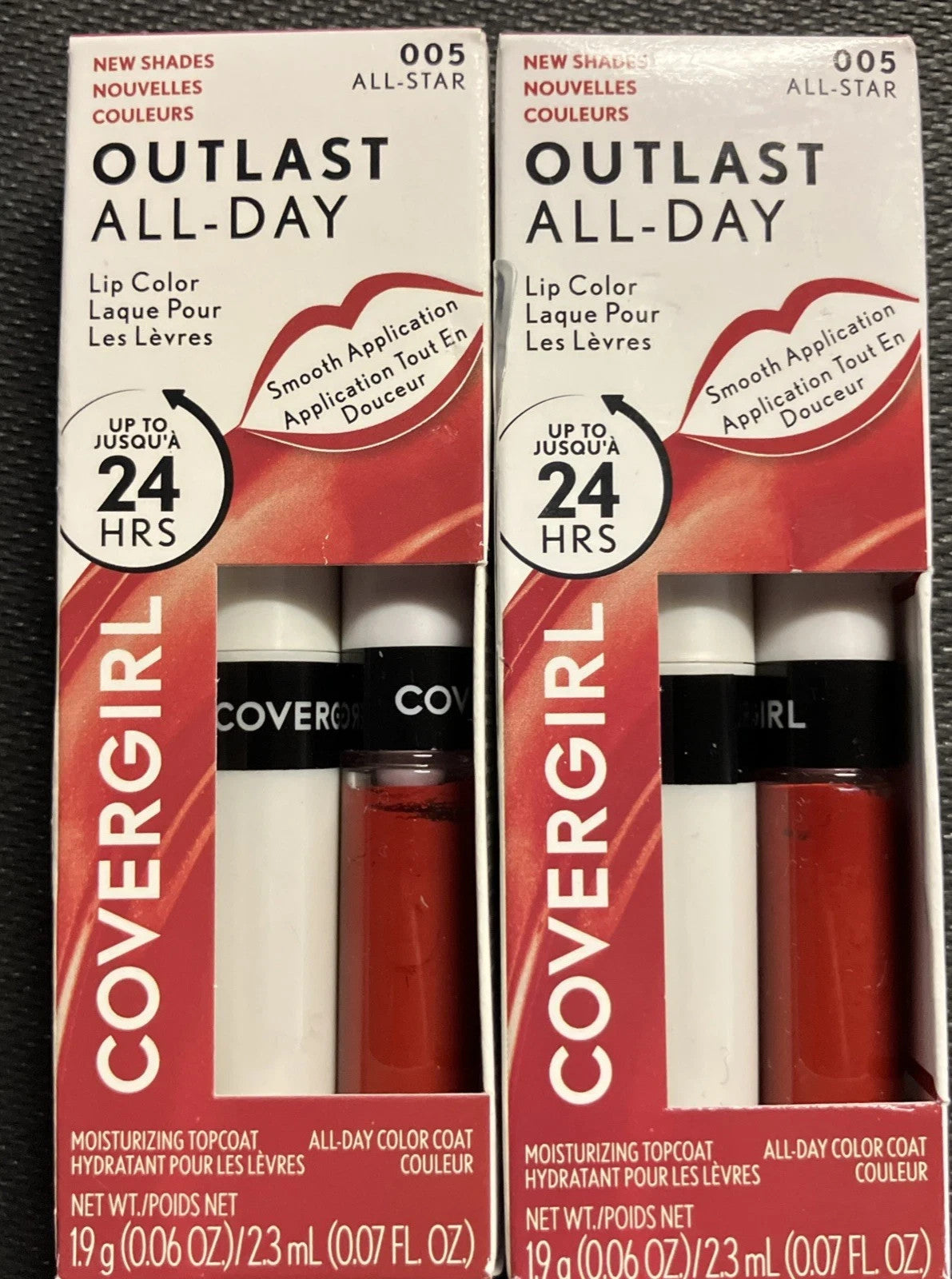 Outlast All-Day Lip Color with Topcoat - Choose from 4 Lip Color Sets