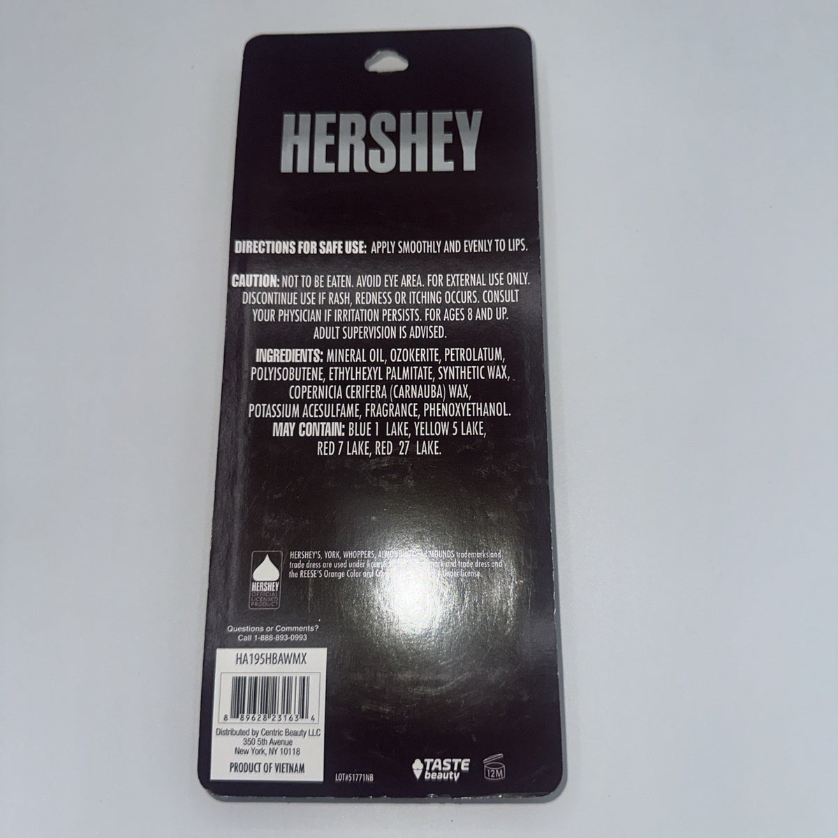 Hershey Flavored Lip Balm 8 Pack - Assorted Chocolate & Dessert Flavors
