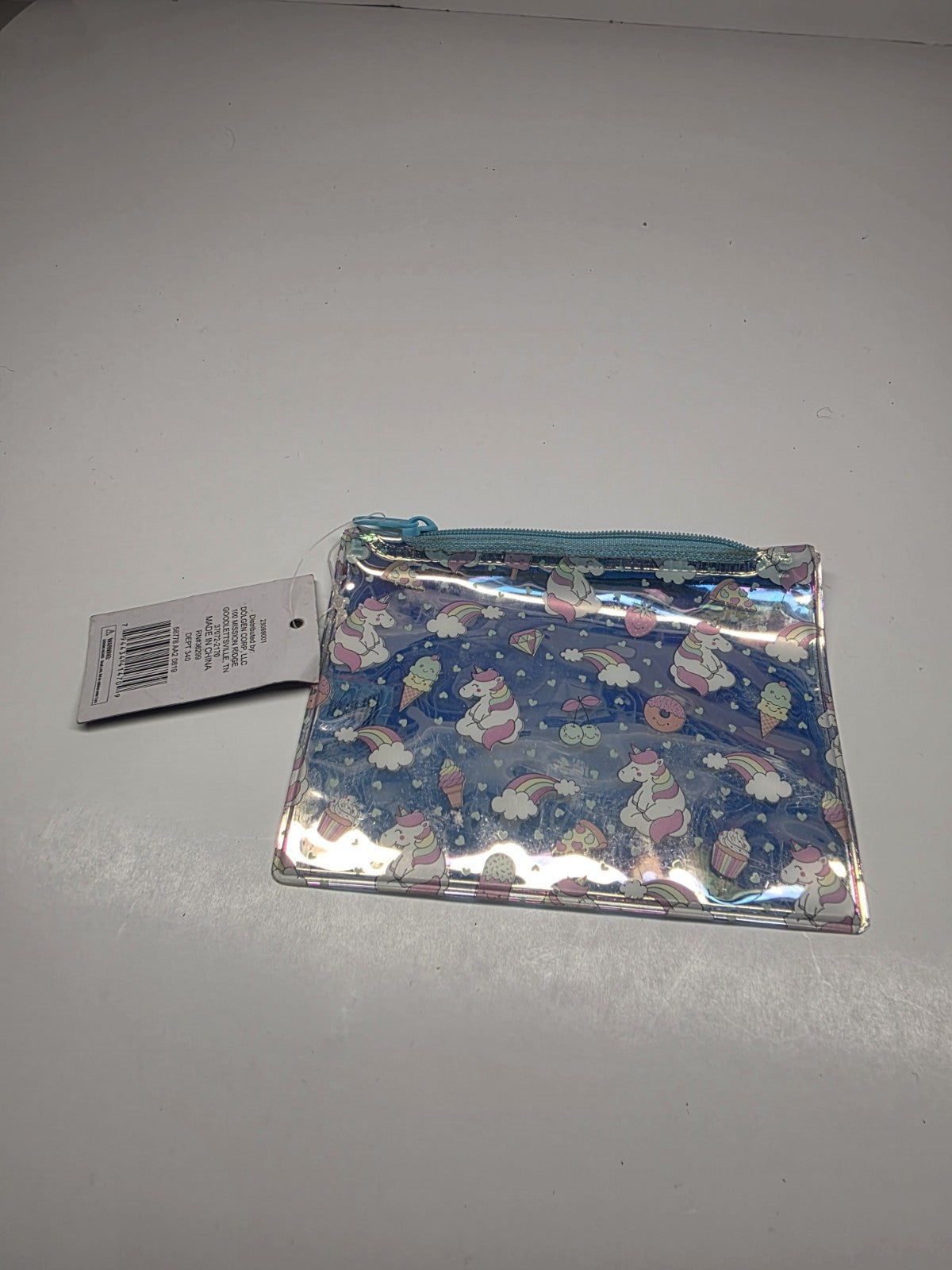 Kids Unicorn Rainbow Makeup Bag Zipper Cosmetic Tote for Girls