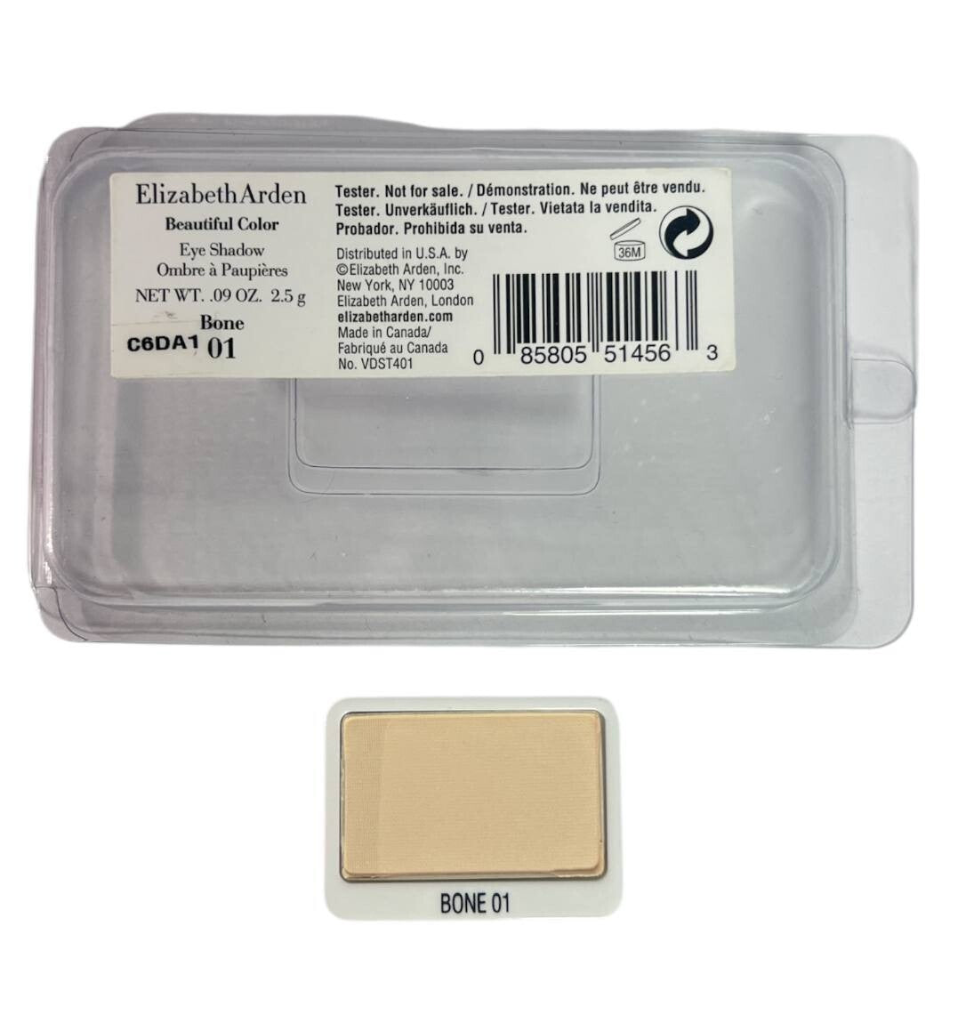 Elizabeth Arden Eyeshadow Singles Tester Set - Multiple Shades, 2 Units Each