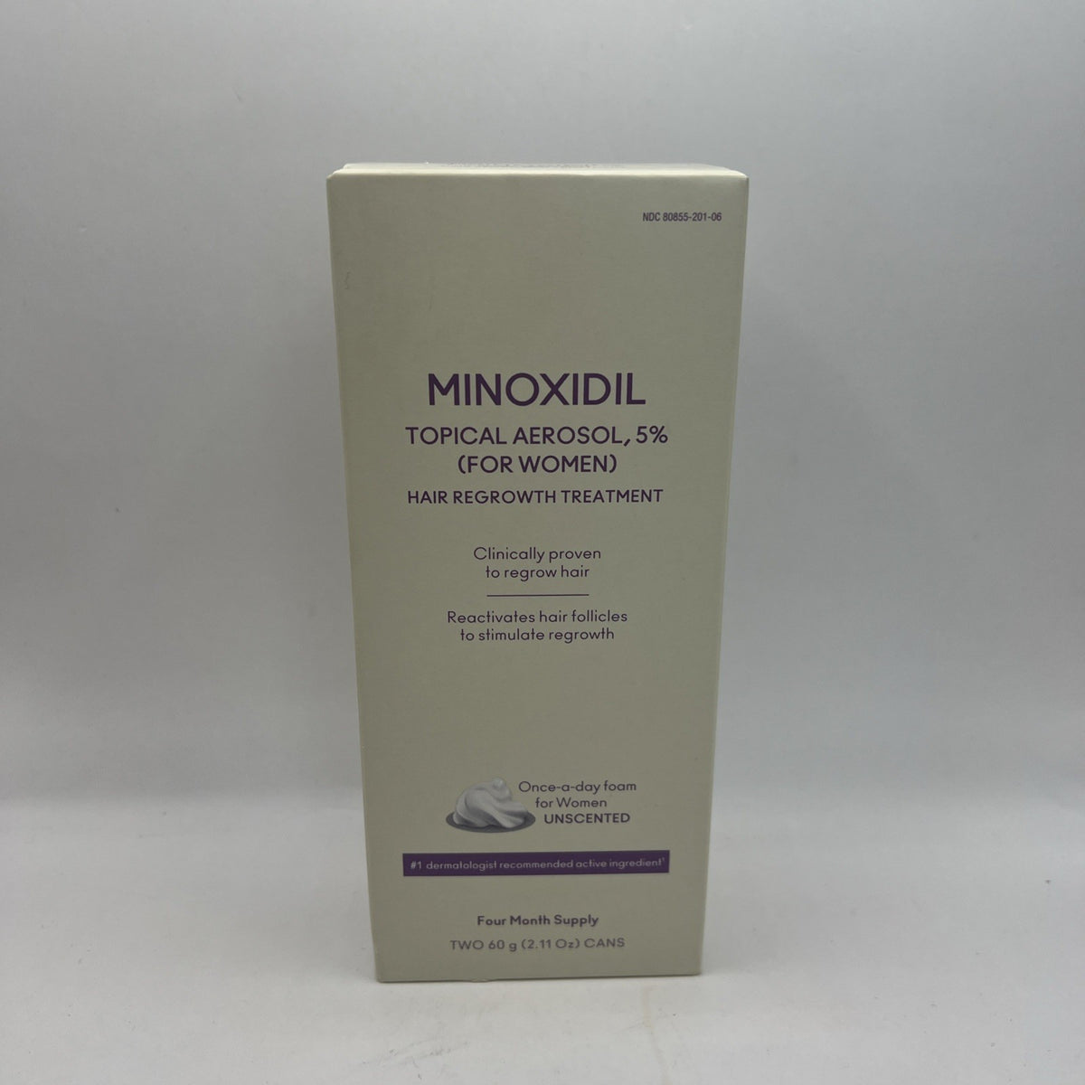 Minoxidil 5% Topical Aerosol for Women Hair Regrowth - 2 Pack