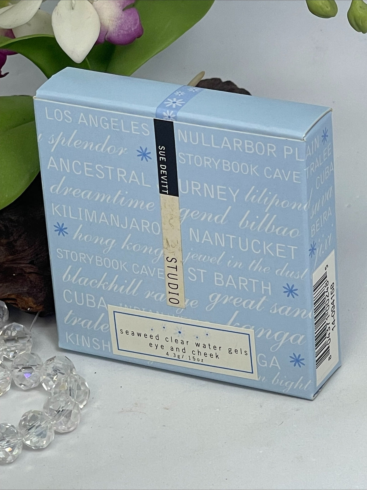 Seaweed Water Gel Eyeshadow & Blush Compact Lady Elliot - New
