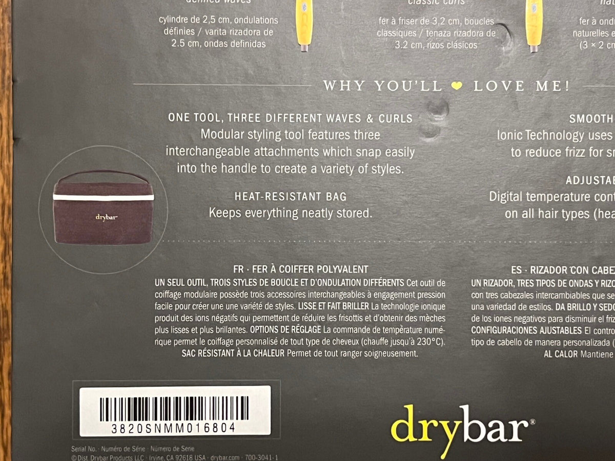Interchangeable Styling Iron for Hair - Drybar The Mixologist