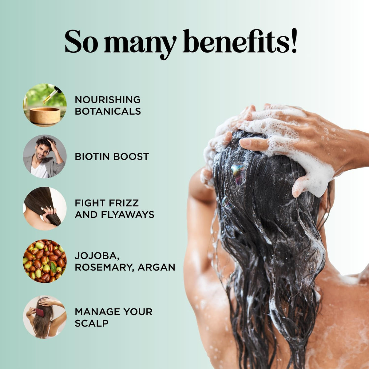 Volumizing Biotin Shampoo and Conditioner Set - Rosemary Tea Tree